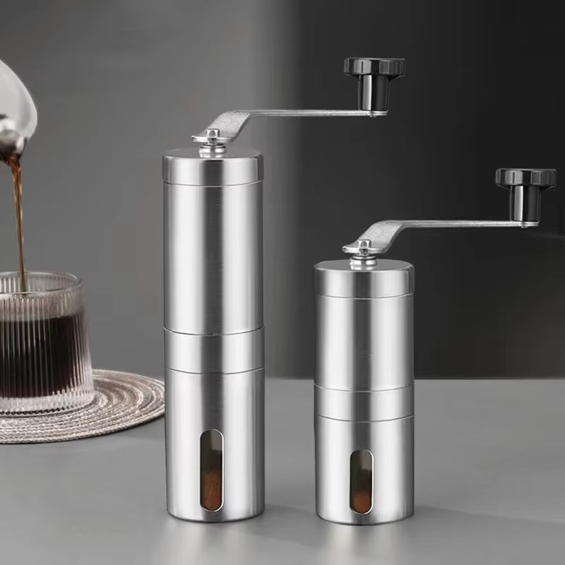Burr Hand Grinder - 스테인리스 휴대용 수동 커피 그라인더, 세라믹