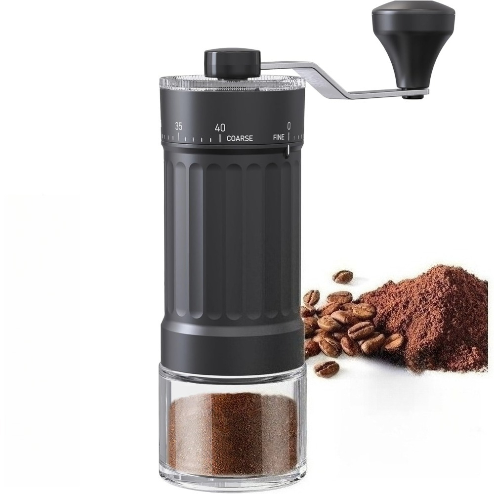 Burr Hand Grinder - 40단계 외부 조절 기능이 있는 수동
