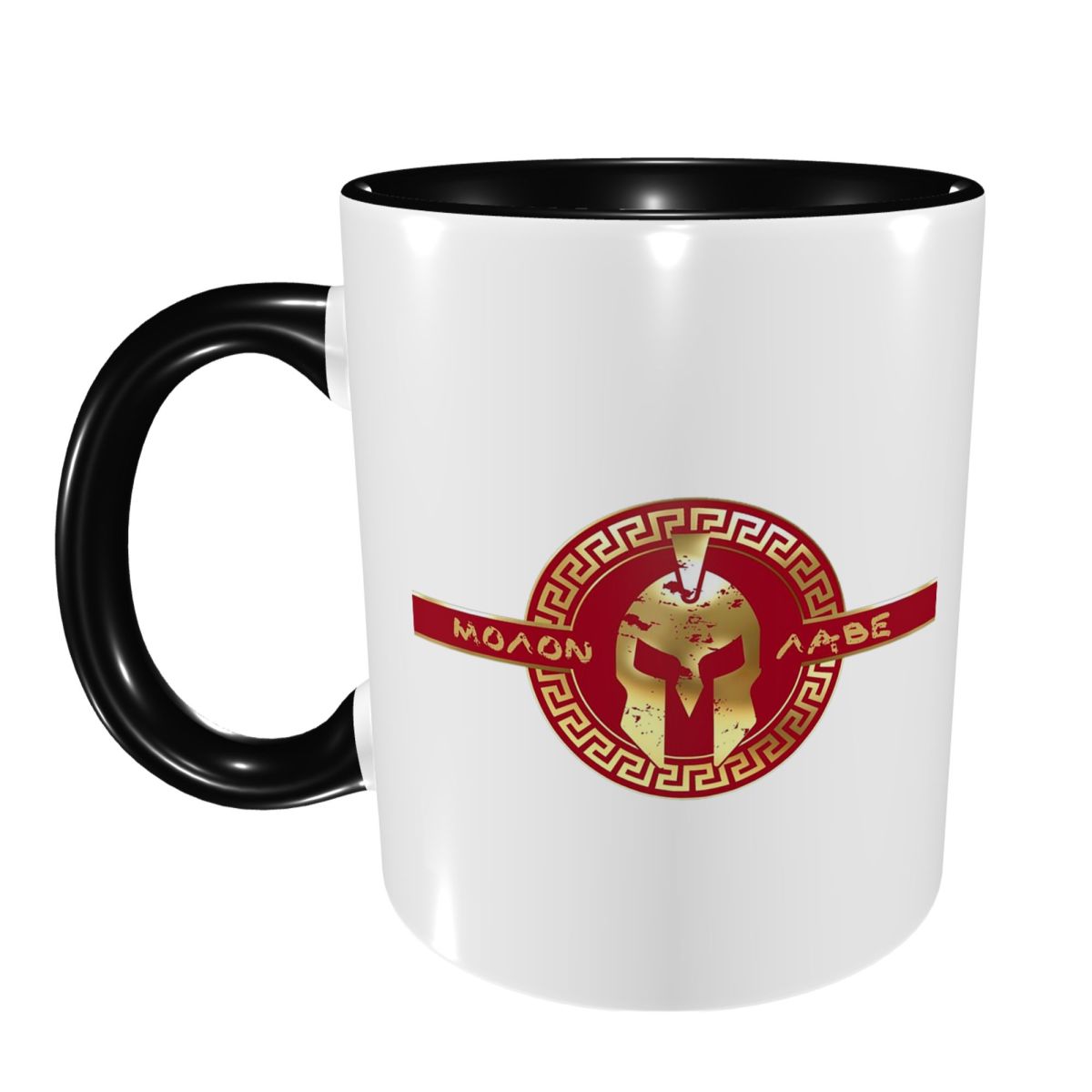 스파르탄 스파르타 전사 헬멧 로고 머그 재미있는 세라믹 - Coffee Tea Name 리뷰 및 가격