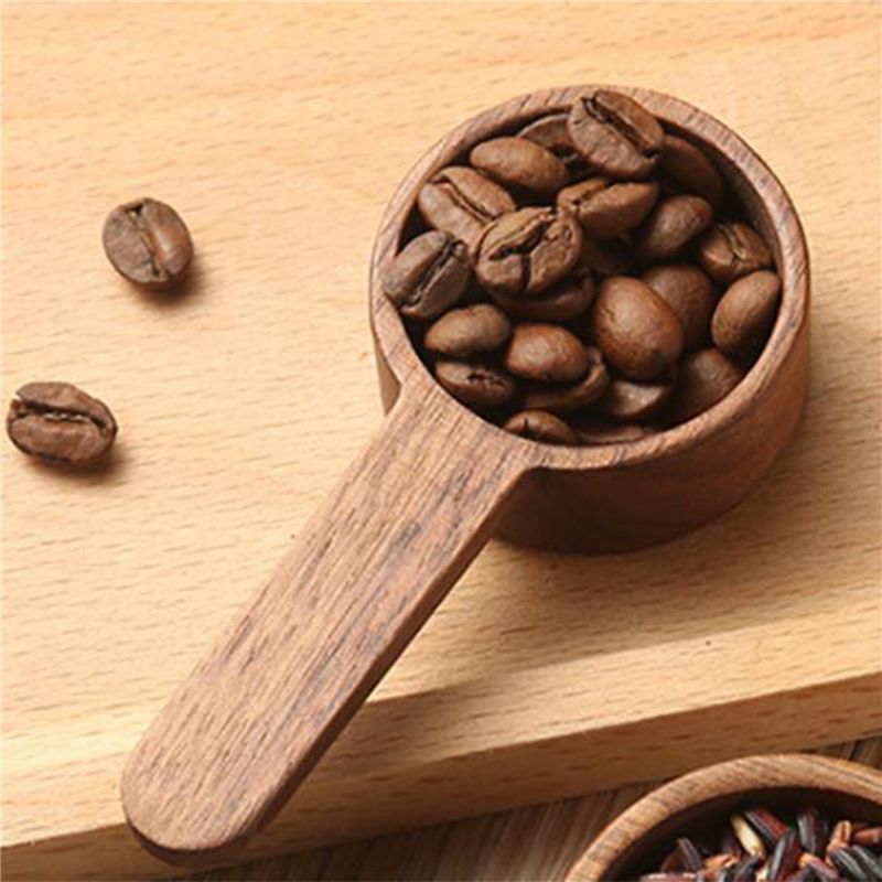 나무 계량 스푼 세트 주방용 계량 스푼 차 커피 스쿱  - Coffee Tea And Sugar Set 리뷰 및 가격