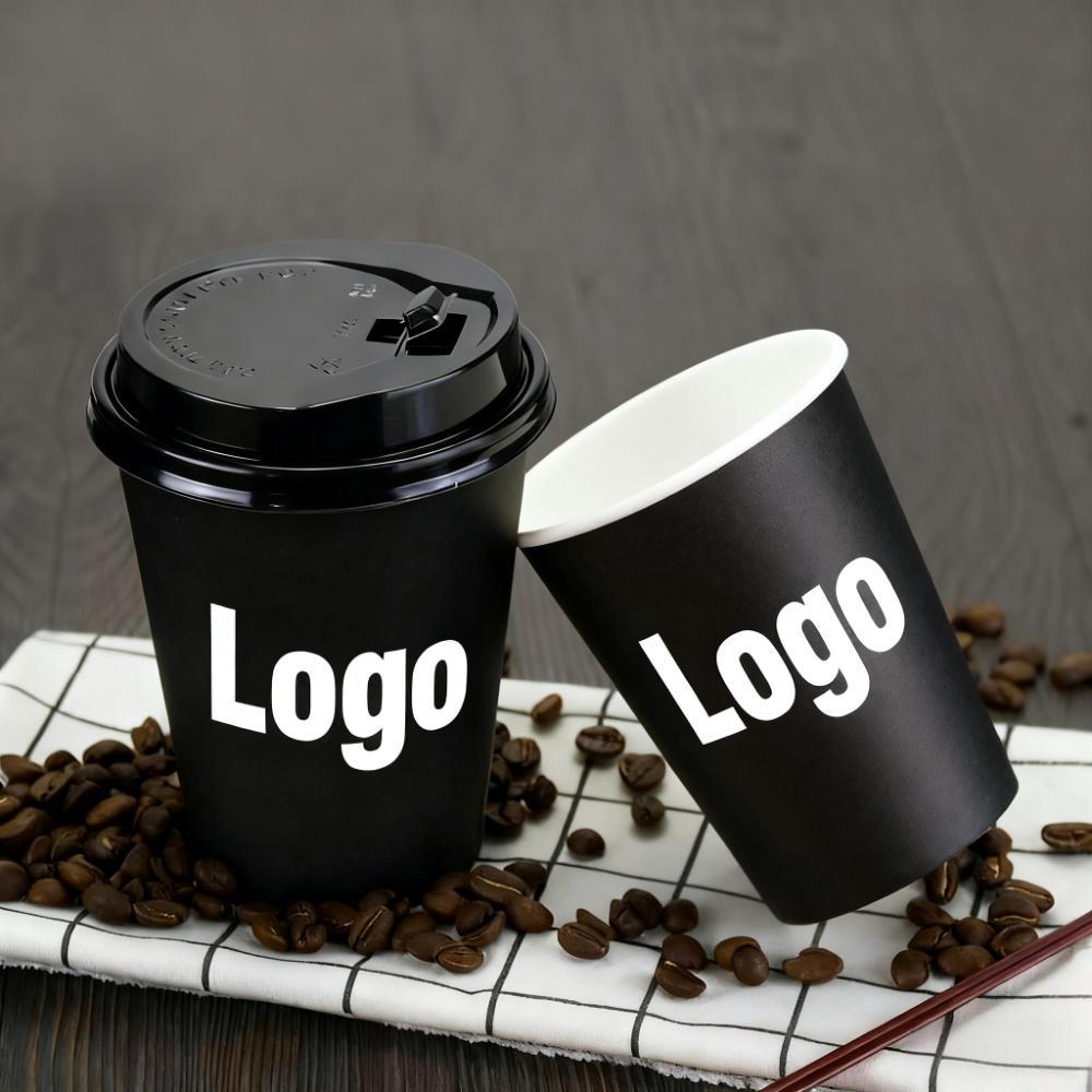 50/100개 250ml 일회용 종이컵(뚜껑 포함),  - Coffee Tea Name 리뷰 및 가격