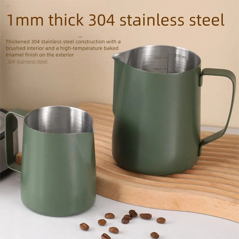 350/600ML 커피 우유 거품기 주전자 304 스테 - Barista Milk Jug 리뷰 및 가격